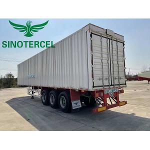 White Box Semi Trailer Cargo 18 Wheeler Container Customized