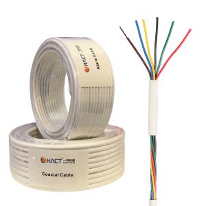 LSF Insulation Shielded CCAM Conductor 6x0.22mm2 CPR Eca Security Cable with PVC