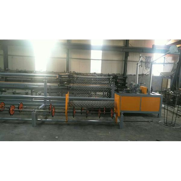 Quality 2 Width Full Automatic PLC  Chain Link Fence machine  /diamond wire  mesh Machine wholesale