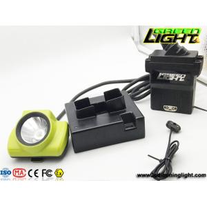 Cheap 25000lux 530LUM 2.96W Cordless Miners Cap Lamp Oled Screen for sale