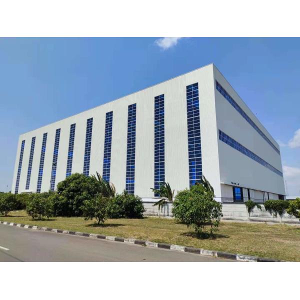 Quality Prefab Steel Structure Warehouse with H Frame and Sandwich Panels wholesale