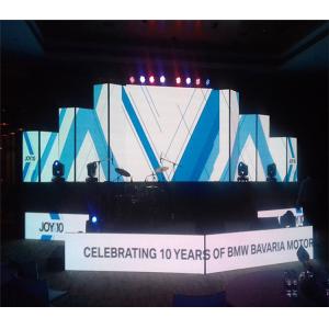 P4.81 P3.91 Indoor Stage Event Led Screens Flexible Backdrop Screen 60Hz Frame