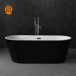 Fireproof Artificial Stone Bathtub Modern Freestanding Bath