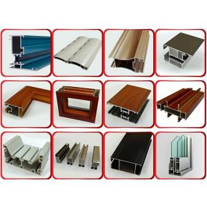 China Furniture Decoration Powder Coating Aluminium Profiles AA6063 T5 on sale