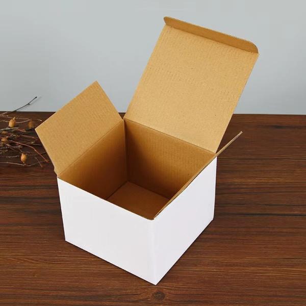 Quality 250gsm White Cardboard Boxes 12x12x12cm 24x24x24cm 10.3x10.3x11cm wholesale