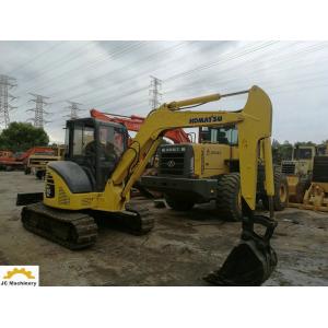 Cheap 2013 Year Used Komatsu 5 Ton Excavator With Rubber Chain 3D88E Engine PC55MR for sale