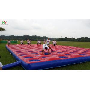 Competitive Challenge Inflatable Bounce Obstacle Course PVC Mattress Running