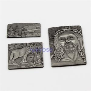Cheap Lighter combination OEM badge custom, combination badge custom, antique badge, ancient tin color 3D badge for sale