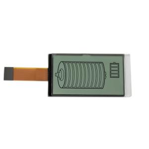 Cheap 18PIN FPC Connect Custom LCD Display Screen TN Segmented Black Characters for sale