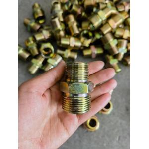 Nice Carbon Steel Forklift Reusable Customized Thread Adapter / Hydraulic Hose