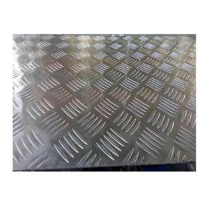 China 3003 300mm Embossed Aluminum Plate For Light Rail And Vehicles on sale