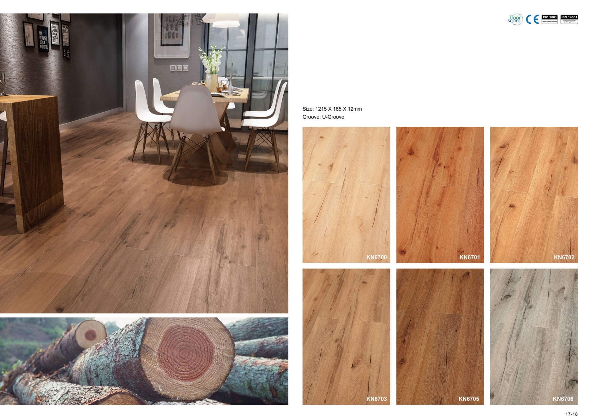 Customized Hdf Laminater Flooring Engineered Solid Wood Flooring
