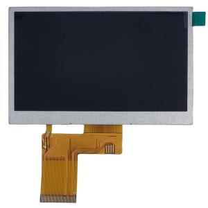 Customized 4.3 Inch IPS LCD Display 480x272 Resolution 300Cd/m2 MCU interface