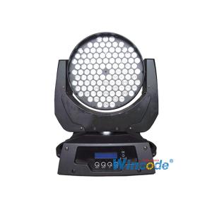 108 3w Led Moving Head Wash Light 13 Channels 0 - 20 Times Strobe For Family