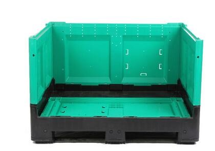 1200*1000*760mmBest Selling stackable foldable plastic storage pallet box bin used fruit bins for sale or autoparts