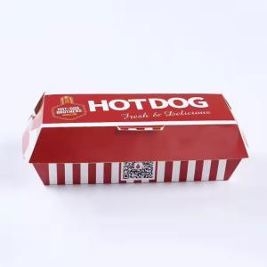 Customized Takeaway Hot Dog Box Practical Food Container for Fast Food
