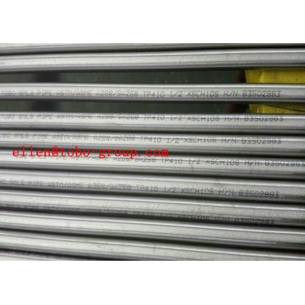 Ferritic Stainless Steel Seamless Tube A268 / A756 TP410 TP410S