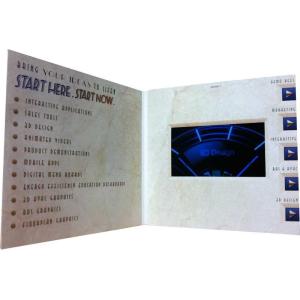 OEM ODM Promotional Video Postcard Mailer Custom Design Environmental Friendly
