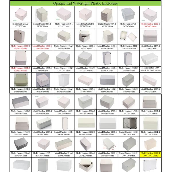 83*58*33mm Ip65 ABS Plastic Trailer Junction Box In Small Size