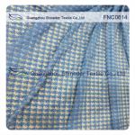 Classic Houndstooth Irregular 42% Nylon 58% Cotton Fabric for casual wear
