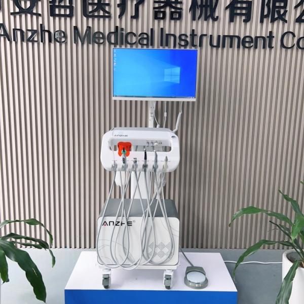 Quality Portable Veterinary Equipment Dentist Mobile Dental Unit With Air Compressor And Computer Oral Camera Set wholesale