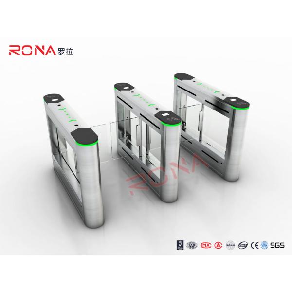 304 Stainless Steel Bi-Directional Turnstile Gates with Card Reader and DC