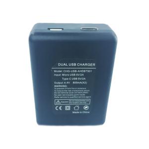 Go Pro Accessories Dual Port Slot Battery Charger With USB Cable For GoPro Hero