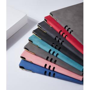Soft Cover Pu Leather Notebook with Elastic Pen Holder Customized Paper Notebook