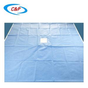PP PE Ophthalmic Surgical Drape Sterile Towel Wth Double Pouch Blue