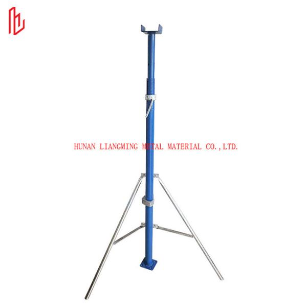 Heavy Duty Adjustable Scaffolding Steel Prop Q235 Q345 2.0mm - 4.0mm Wall