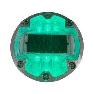 Aluminium Shell Solar Powered Road Studs IP68 Embedded With 6 Screws