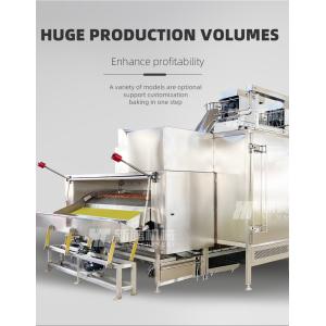 China Food Safety Continuous Nuts Roaster Nuts Baking Oven 2000KG/H on sale