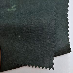 China Recycled Cotton Embroidery Backing Nonwoven Interlining Fabric Black Tear Away on sale