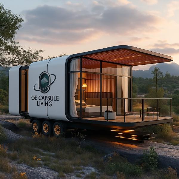 Portable Apple Cabin Customized Container Mobile Space Capsule House Prefab Easy