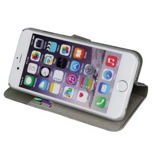 All sorts of design Leather Wallet Cases for iPhone6 with Flip Folio Case Stand