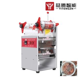 500 Pcs/H 700W Bowl Sealer Machine Durable For Beverage Shops
