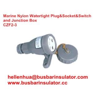 marine nylon watertight socket CZF3-2 marine socket and switch