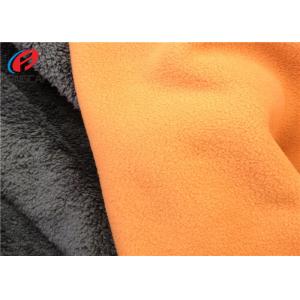 Soft Shell Fabric TPU Coated Fabric Polar Fleece Bonded With Velboa Plush Fabric