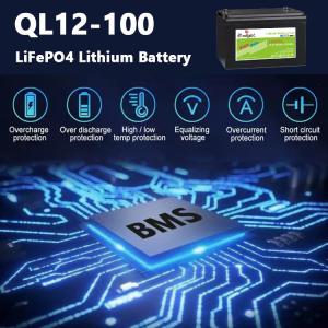 High Rate 12.8V 100Ah Lithium Iron Phosphate Battery UPS Backup Power