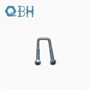 Square Card Right Angle Galvanized U Bolt M6 - M10
