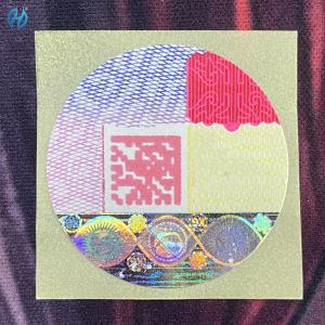 Customized Holographic Security Stickers Adhesive Ironing Laser Safety Stickers