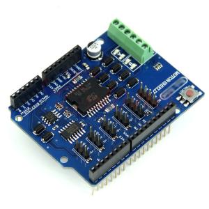 Cheap New L298P Shield R3 for Arduino UNO 2560 DC Motor Driver Module 2A H-Bridge 2 way for sale