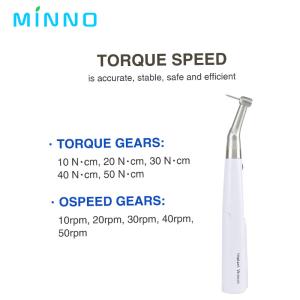 Dental Cordless 360° Rotating Mini Torque Wrench from BetterWay Motor X for Endodontic Implant Abutment Attachment and R