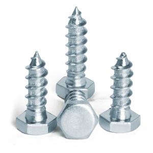 ISO9001 Certified DIN571 Galvanized High Strength Self Tapping Wood Screw for