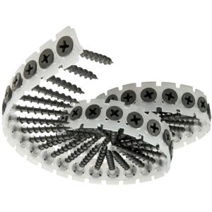 75mm Collated Drywall Screws 8 Gauge 3 In Grey Phosphated Bugle Head