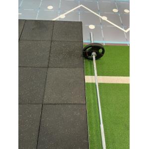 6000sqm/Day Recycled Crumb Rubber Mats for Weight Rooms Flooring 1m*1m 50cm*50cm