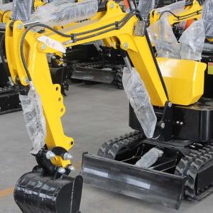 Cheap Yellow 0.8 Ton Mini Excavator 800kg Small Compact Digging Equipment for sale