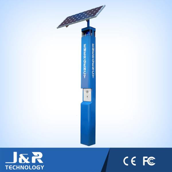 Quality SOS Solar Power Emergency Phone LED Blue Light For Malls / Campuses / Open Areas wholesale