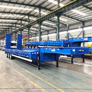 Customizable 12R22.5 Type Tires 3-Axle 12-Tire Low Bed Semi-Trailer with JOST 2