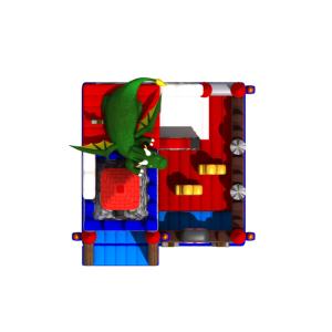 New Design Classic Dino inflatable fun world , Pvc Inflatable Dino Jumping